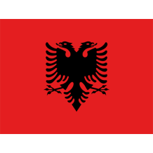 Bandiera Ufficiale dell\'Albania, un design unico per celebrare le origini del tuo piccolo. Scopri di più su ciuccio-bambini.com