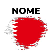 Bandiera effetto pennello Bahrain: un tocco unico per i tuoi articoli per bebè. Scopri di più su ciuccio-bambini.com!