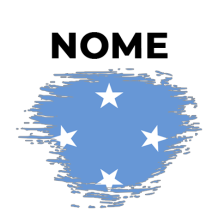 Bandiera effetto pennello Stati Federati di Micronesia, perfetta per i tuoi articoli per neonati. Scopri di più su ciuccio-bambi