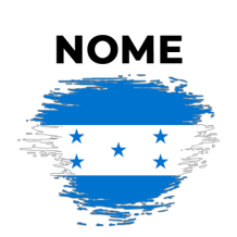 Bandiera effetto pennello Honduras, un tocco unico e colorato per i prodotti del tuo bebè su ciuccio-bambini.com.