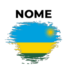 Bandiera effetto pennello Rwanda, perfetta per personalizzare accessori per neonati. Scopri di più su ciuccio-bambini.com.
