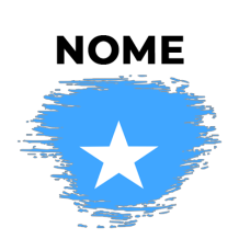 Bandiera effetto pennello Somalia, ideale per personalizzare accessori per neonati. Scopri di più su ciuccio-bambini.com.