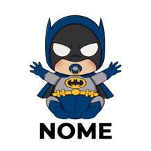 Ciuccio Batman kids logo grafica-3, perfetto per i piccoli supereroi. Scopri di più su ciuccio-bambini.com!