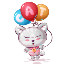 Animali Buffi Cat modello-2, perfetto per il tuo bebè! Scopri il mondo colorato e morbido degli accessori per neonati su ciuccio