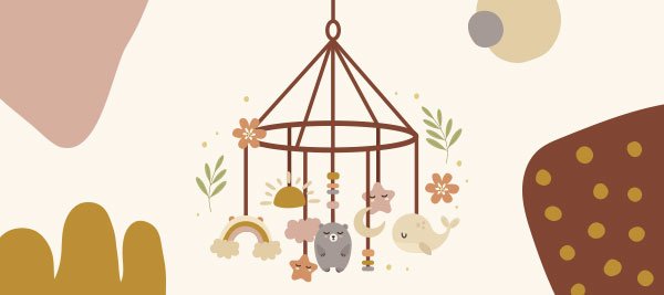 Collezione di giocattoli per neonati