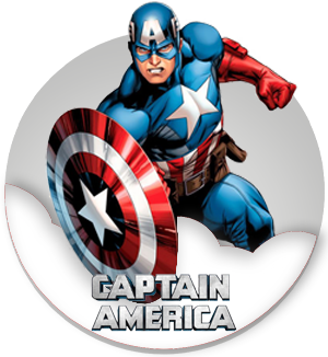 Articoli personalizzati: Captain America